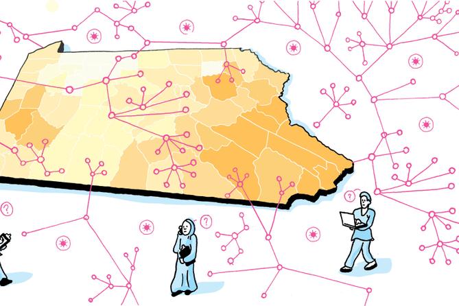 Locating infected individuals, identifying their close contacts, and asking those contacts to quarantine limits the spread of the disease without imposing sweeping stay-at-home orders.
