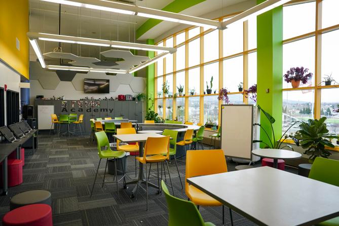 A room for Scranton High School’s STEMM program, photographed April, 2025.