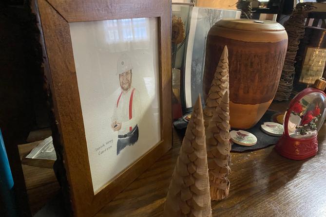 Isaiah Compton's family keeps items to memorialize him at their home in Mansfield, Pa.