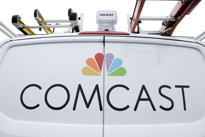 A Comcast truck is shown on Jan. 24, 2019, in Pittsburgh A Comcast truck is shown on Jan. 24, 2019, in Pittsburgh