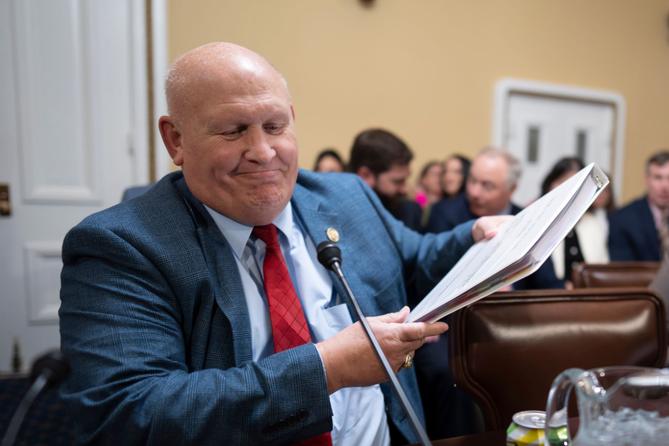 House Agriculture Committee Chair Glenn Thompson (R., Pa.) prepares the 2027 Farm Bill for a floor vote at the Capitol in Washington, Monday, April 27, 2026.