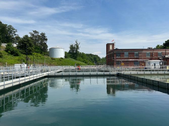 Water at Octoraro Treatment plant in Little Britain, Pa. Water at Octoraro Treatment plant in Little Britain, Pa.